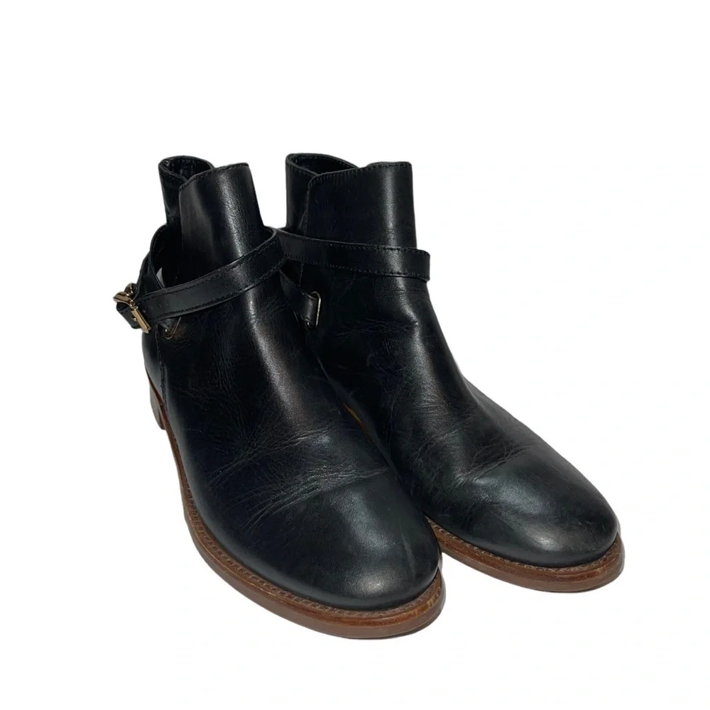 Tory Burch Women Leather Ankle Boots Size 8